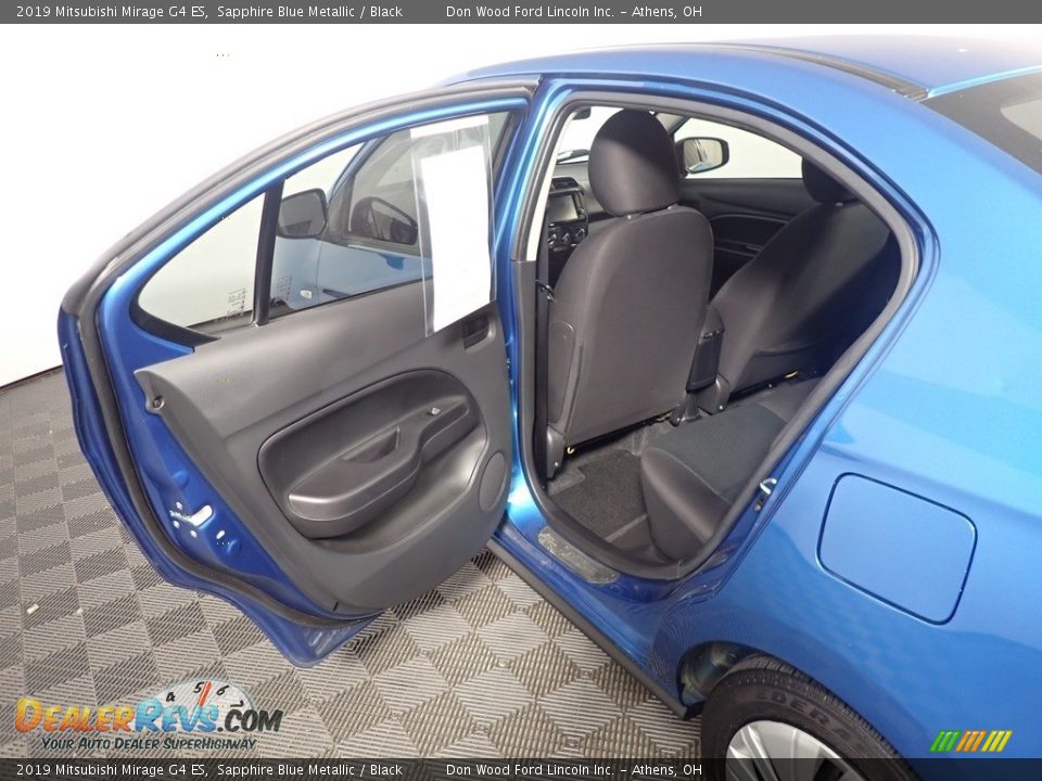 2019 Mitsubishi Mirage G4 ES Sapphire Blue Metallic / Black Photo #34