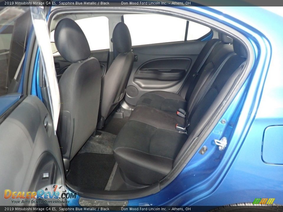 2019 Mitsubishi Mirage G4 ES Sapphire Blue Metallic / Black Photo #35