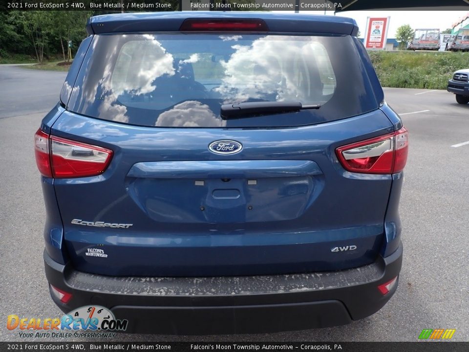 2021 Ford EcoSport S 4WD Blue Metallic / Medium Stone Photo #8