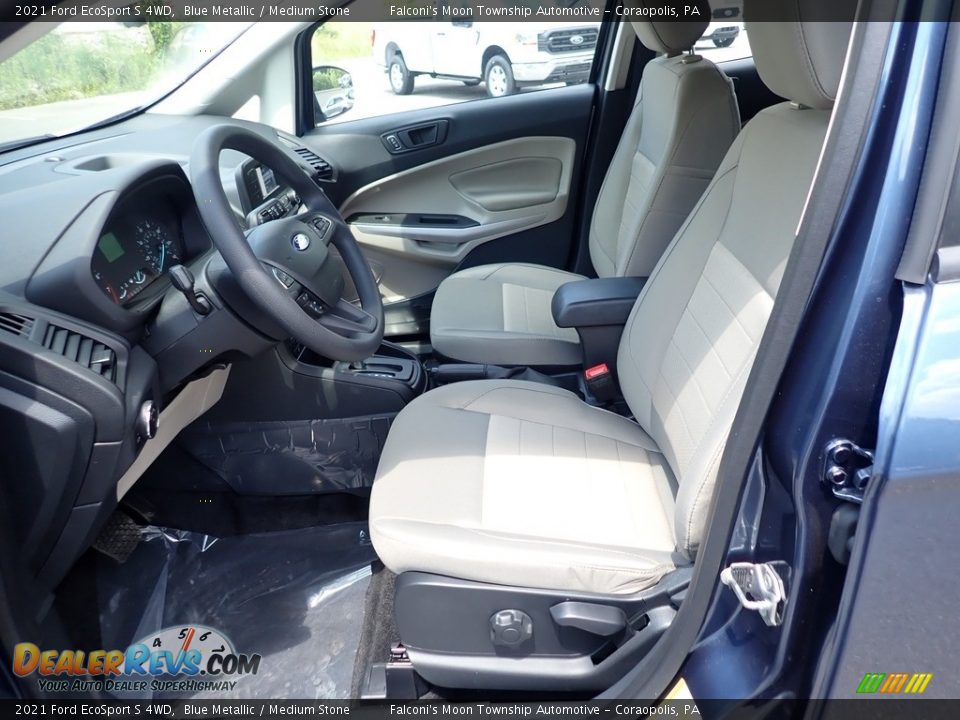 Medium Stone Interior - 2021 Ford EcoSport S 4WD Photo #14