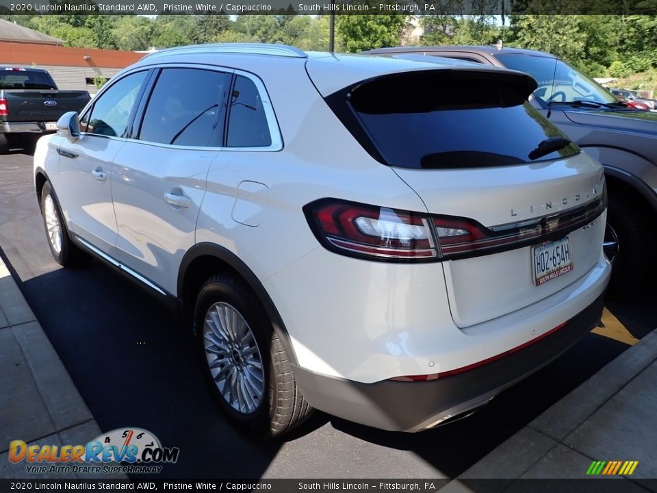 2020 Lincoln Nautilus Standard AWD Pristine White / Cappuccino Photo #2