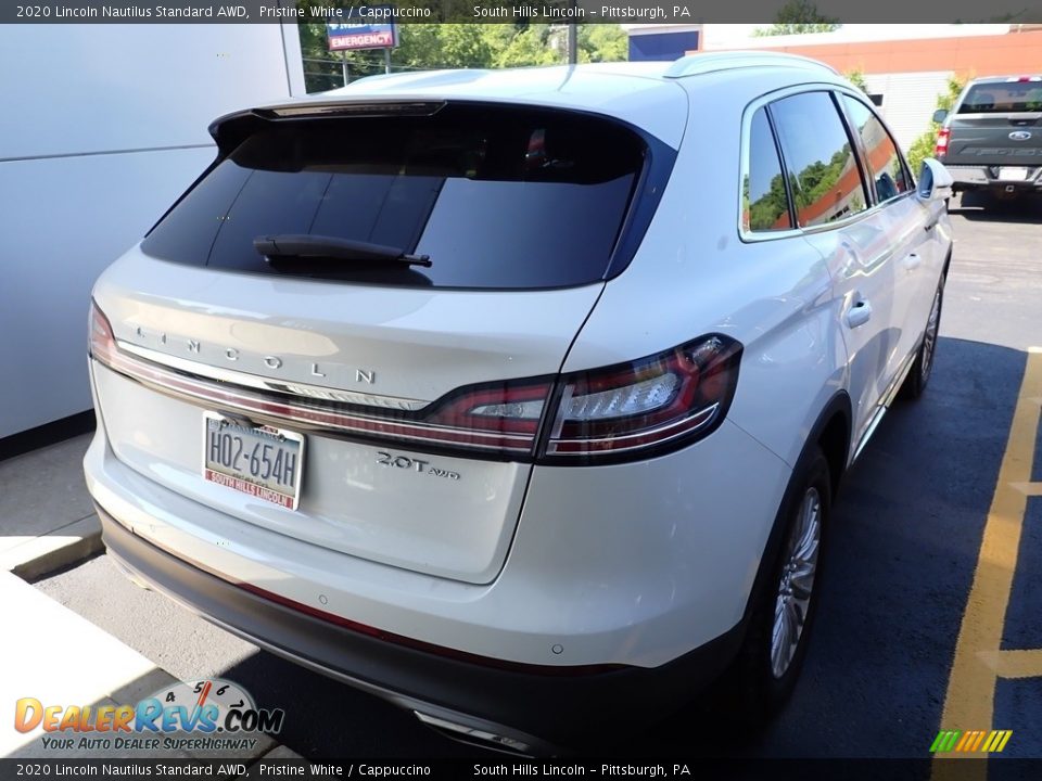 2020 Lincoln Nautilus Standard AWD Pristine White / Cappuccino Photo #4