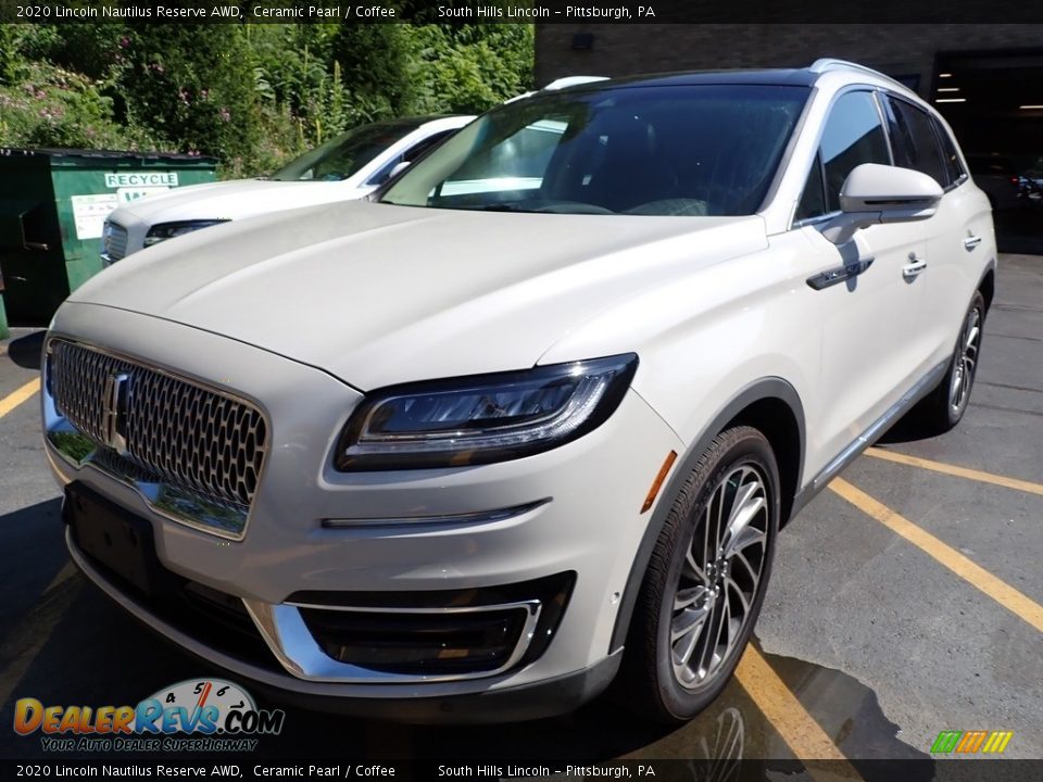 2020 Lincoln Nautilus Reserve AWD Ceramic Pearl / Coffee Photo #1