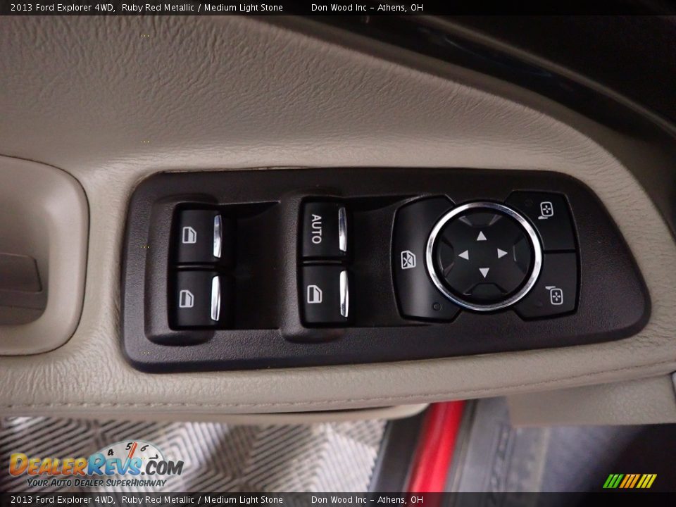 2013 Ford Explorer 4WD Ruby Red Metallic / Medium Light Stone Photo #20