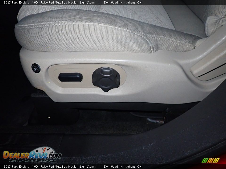 2013 Ford Explorer 4WD Ruby Red Metallic / Medium Light Stone Photo #22