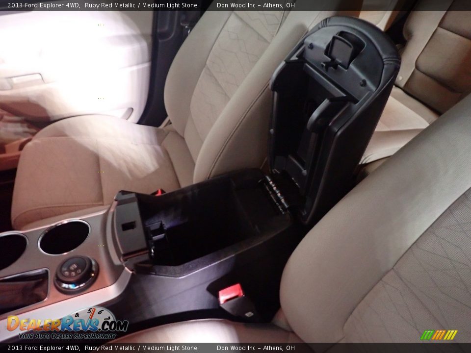 2013 Ford Explorer 4WD Ruby Red Metallic / Medium Light Stone Photo #32