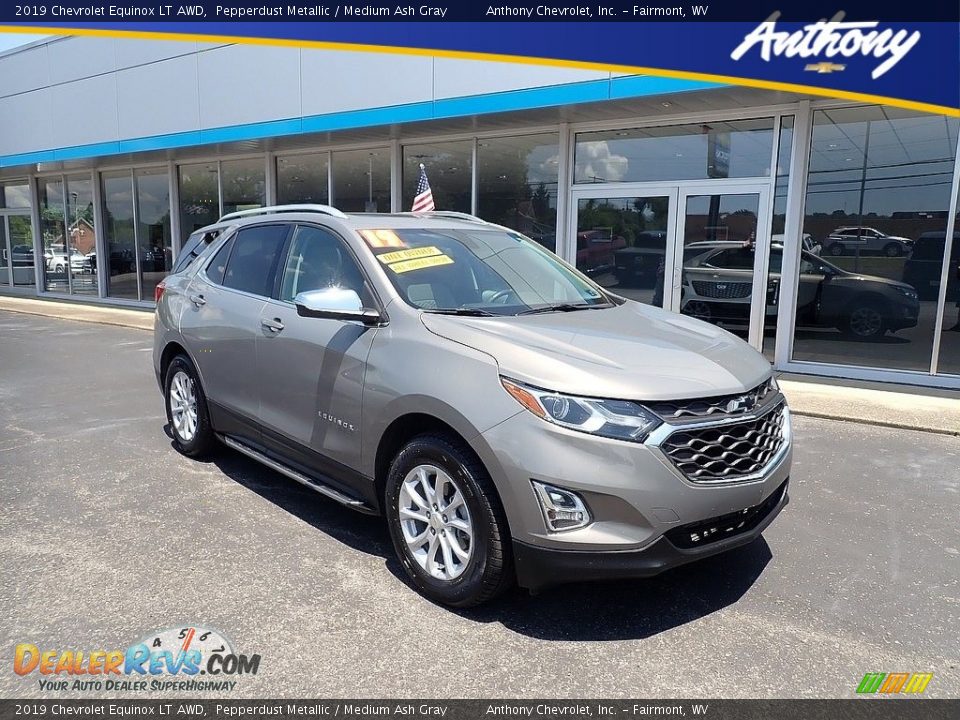 2019 Chevrolet Equinox LT AWD Pepperdust Metallic / Medium Ash Gray Photo #1