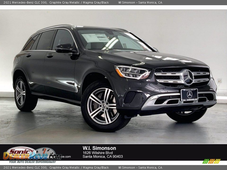 2021 Mercedes-Benz GLC 300 Graphite Gray Metallic / Magma Gray/Black Photo #1