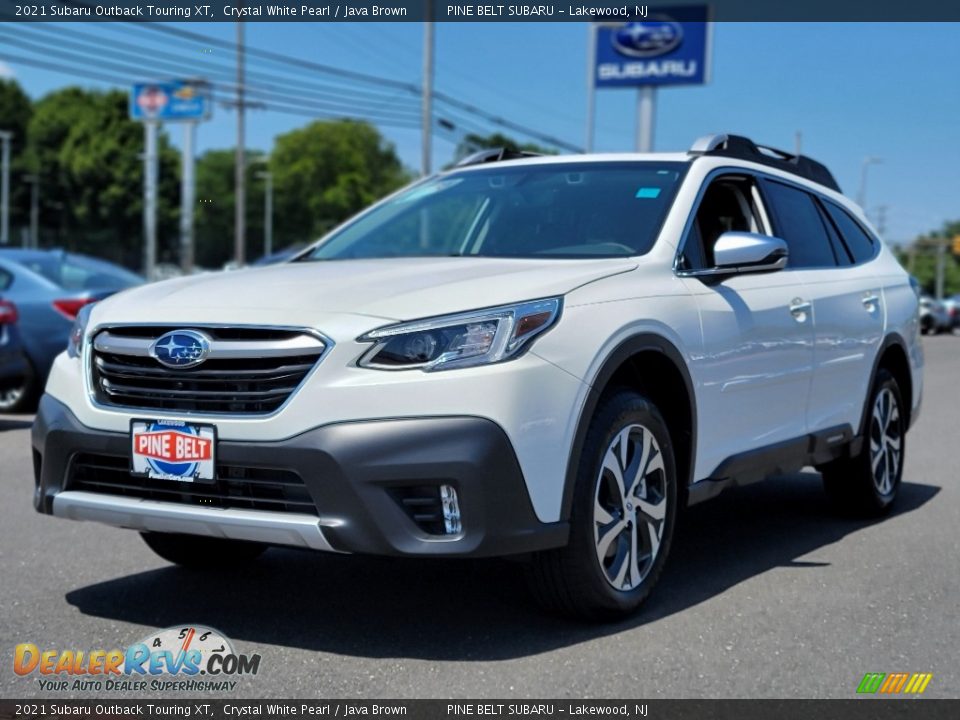 2021 Subaru Outback Touring XT Crystal White Pearl / Java Brown Photo #1