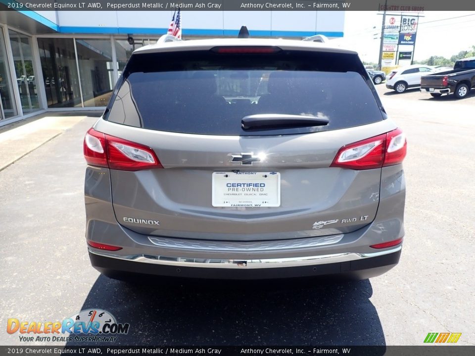 2019 Chevrolet Equinox LT AWD Pepperdust Metallic / Medium Ash Gray Photo #4