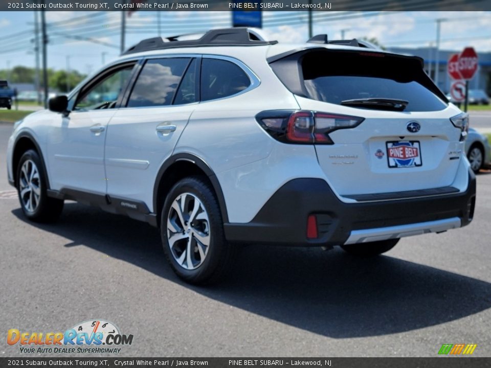 2021 Subaru Outback Touring XT Crystal White Pearl / Java Brown Photo #6