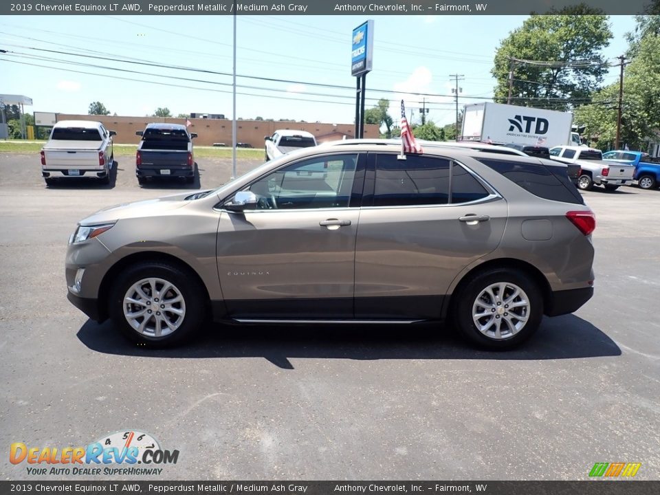 2019 Chevrolet Equinox LT AWD Pepperdust Metallic / Medium Ash Gray Photo #6