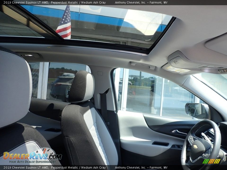 2019 Chevrolet Equinox LT AWD Pepperdust Metallic / Medium Ash Gray Photo #12