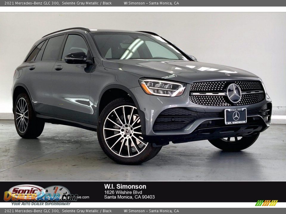 2021 Mercedes-Benz GLC 300 Selenite Gray Metallic / Black Photo #1