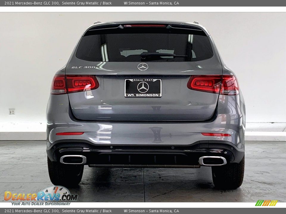 2021 Mercedes-Benz GLC 300 Selenite Gray Metallic / Black Photo #3