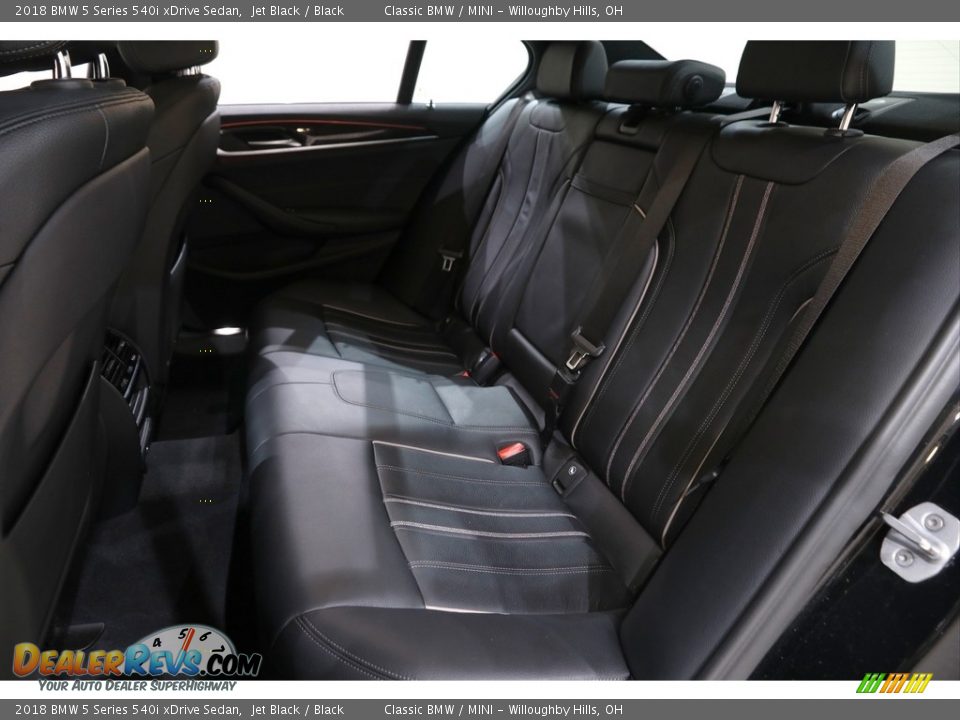 2018 BMW 5 Series 540i xDrive Sedan Jet Black / Black Photo #21
