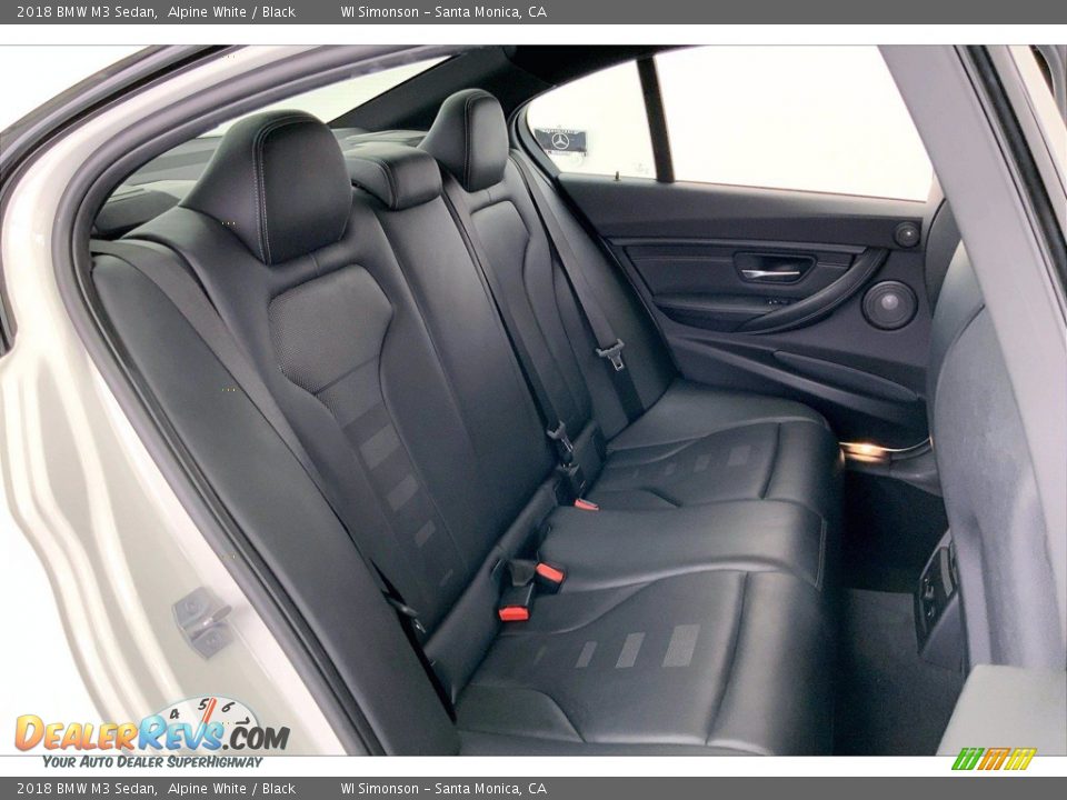 Rear Seat of 2018 BMW M3 Sedan Photo #19