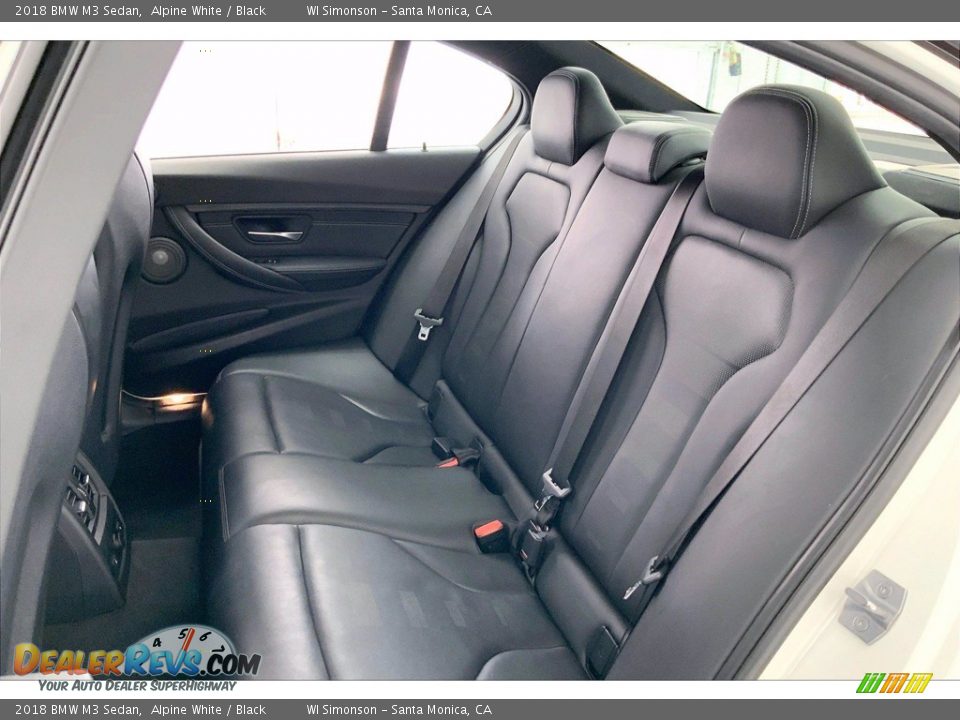 Rear Seat of 2018 BMW M3 Sedan Photo #20