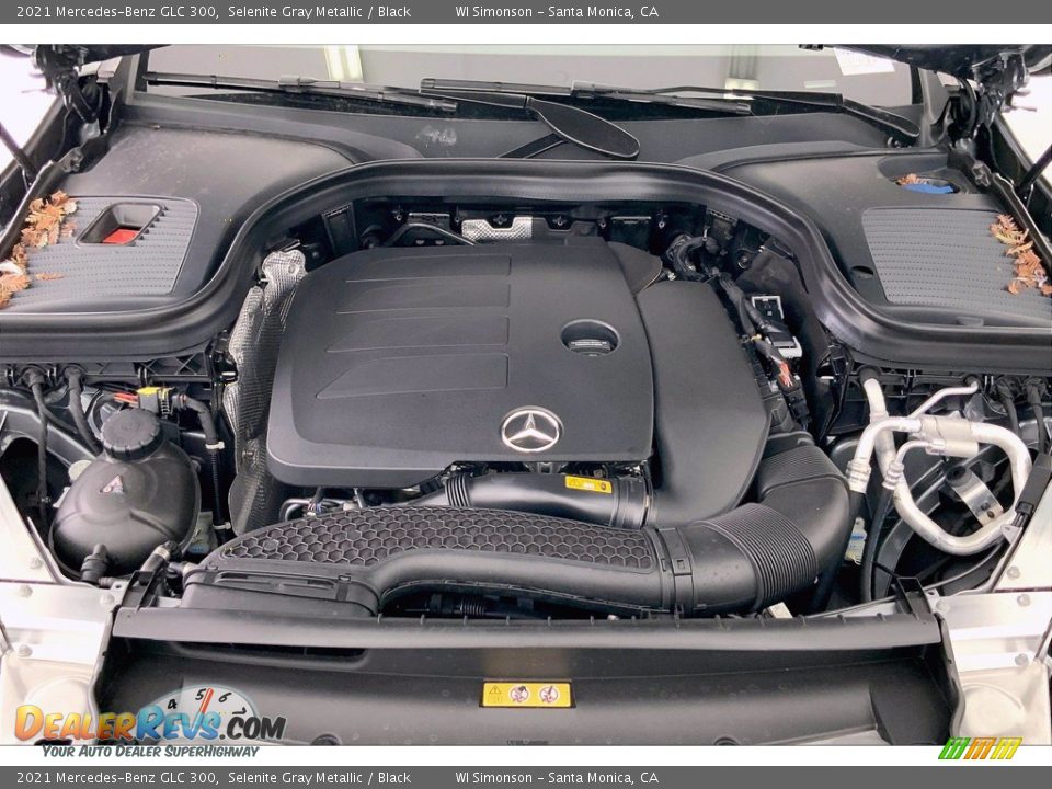 2021 Mercedes-Benz GLC 300 Selenite Gray Metallic / Black Photo #9