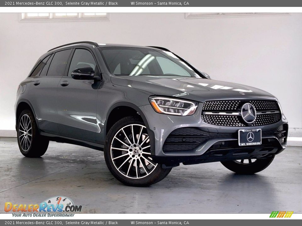 2021 Mercedes-Benz GLC 300 Selenite Gray Metallic / Black Photo #12