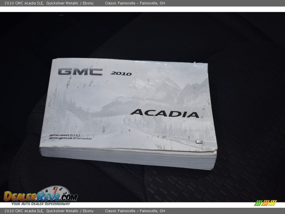2010 GMC Acadia SLE Quicksilver Metallic / Ebony Photo #15