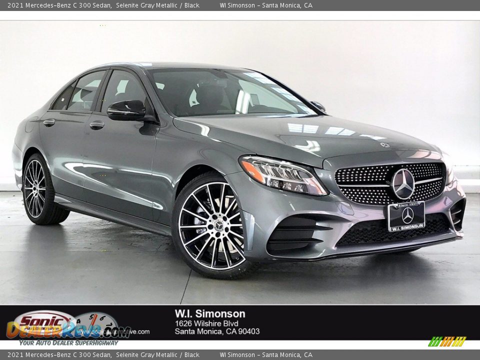 2021 Mercedes-Benz C 300 Sedan Selenite Gray Metallic / Black Photo #1