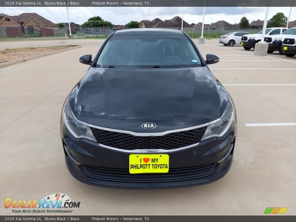 2016 Kia Optima LX Ebony Black / Black Photo #2