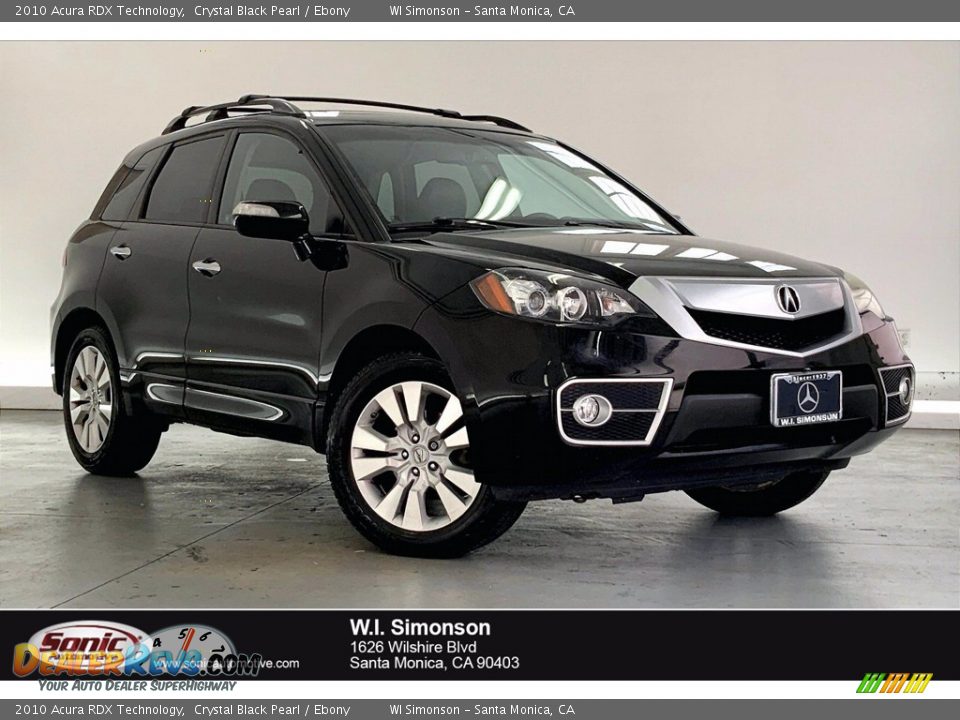 2010 Acura RDX Technology Crystal Black Pearl / Ebony Photo #1