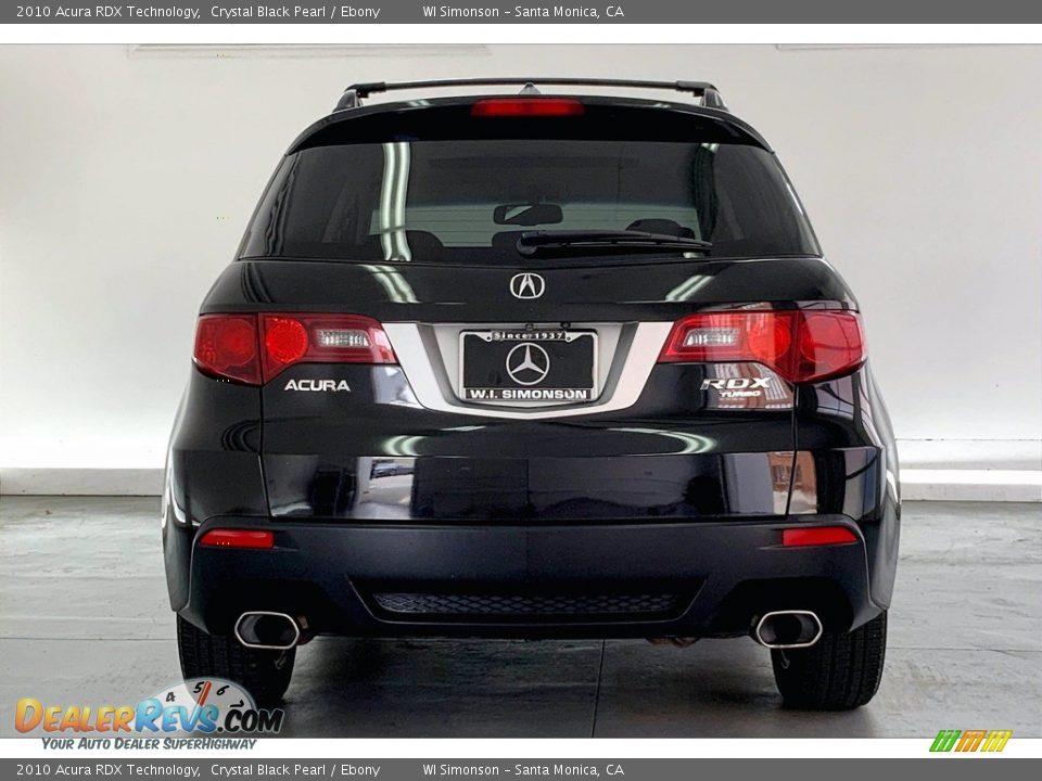 2010 Acura RDX Technology Crystal Black Pearl / Ebony Photo #3