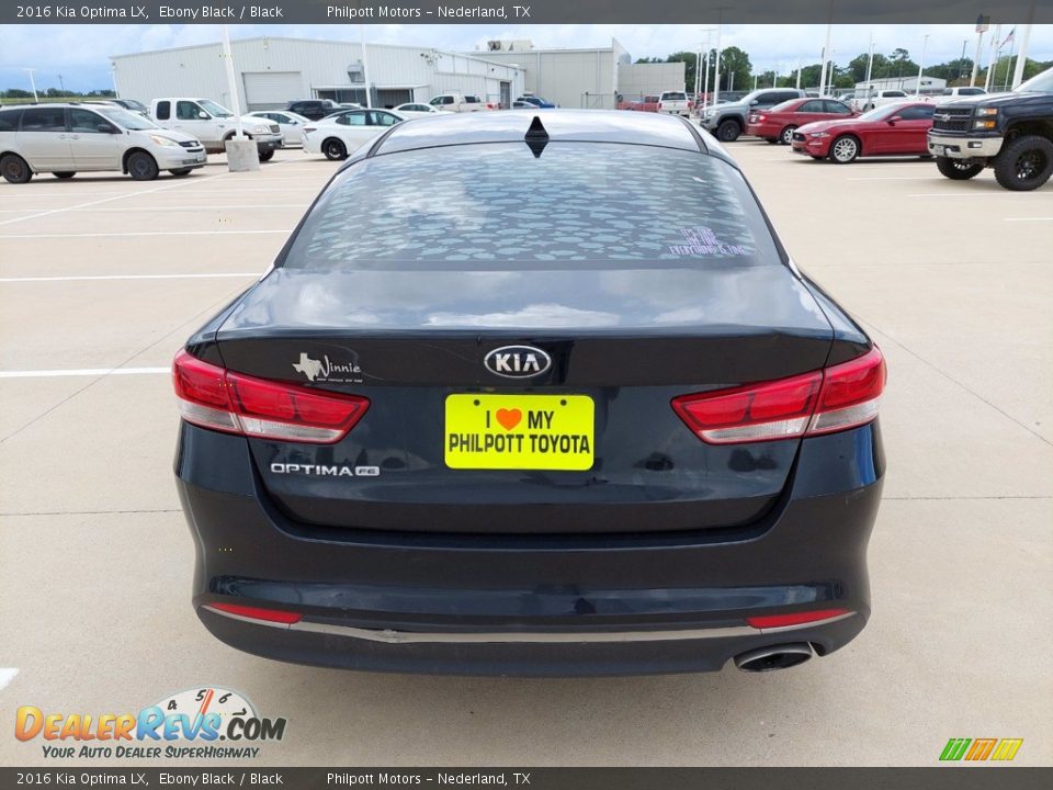 2016 Kia Optima LX Ebony Black / Black Photo #6