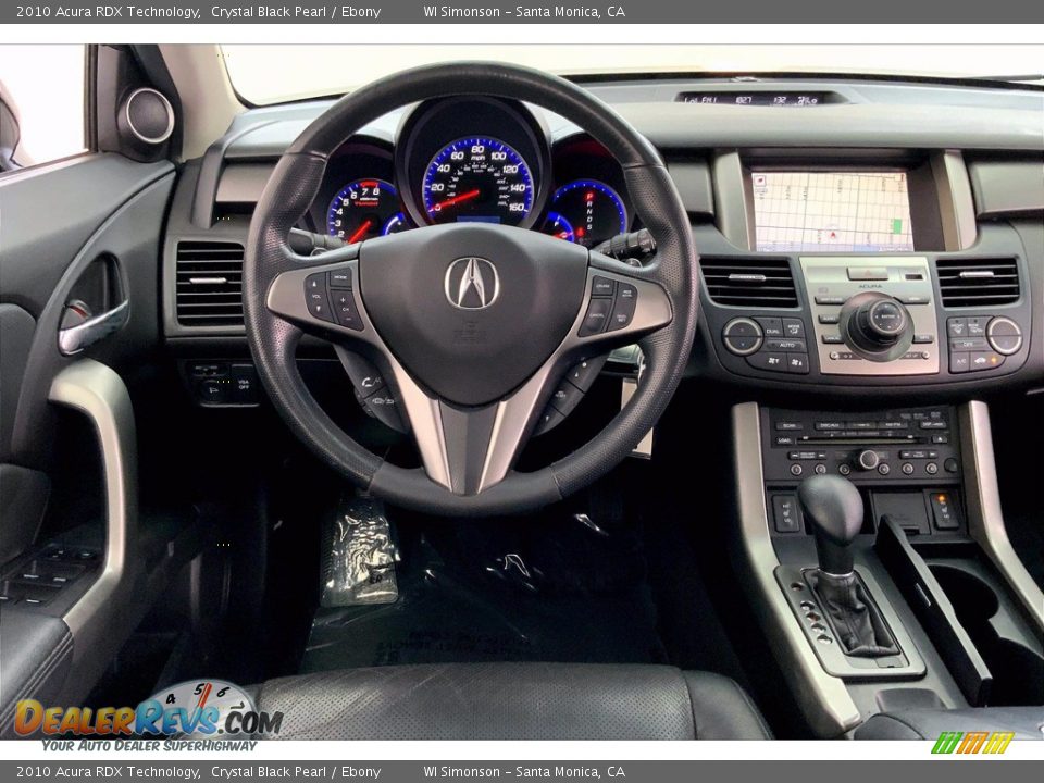 2010 Acura RDX Technology Crystal Black Pearl / Ebony Photo #4