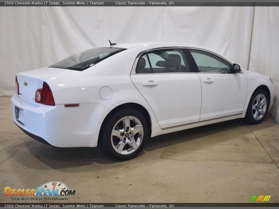 2009 Chevrolet Malibu LT Sedan Summit White / Titanium Photo #2