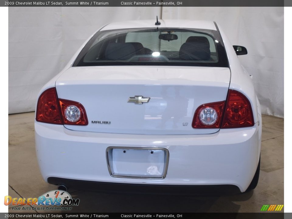 2009 Chevrolet Malibu LT Sedan Summit White / Titanium Photo #3