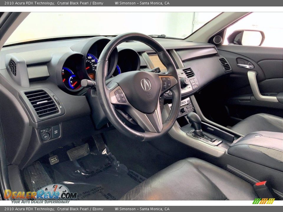 2010 Acura RDX Technology Crystal Black Pearl / Ebony Photo #14