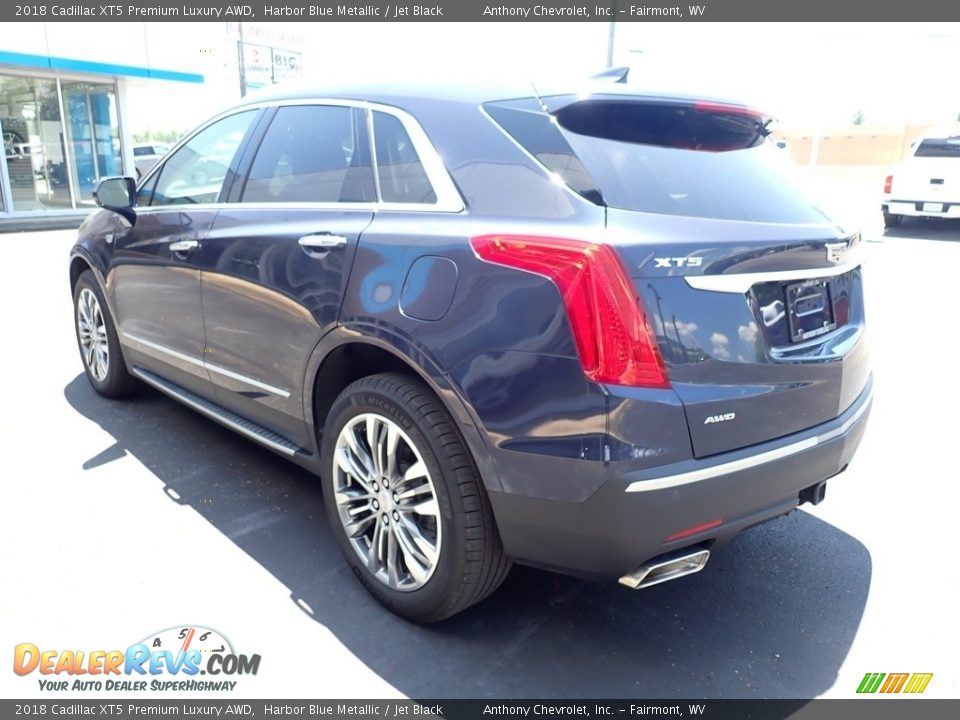 2018 Cadillac XT5 Premium Luxury AWD Harbor Blue Metallic / Jet Black Photo #5