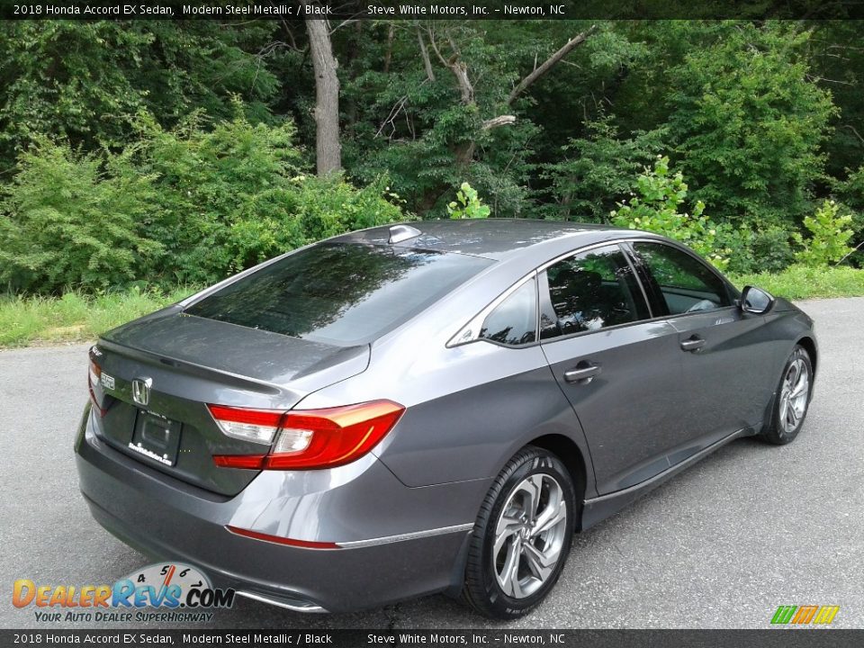 2018 Honda Accord EX Sedan Modern Steel Metallic / Black Photo #7