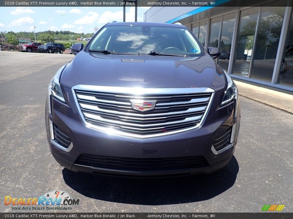 2018 Cadillac XT5 Premium Luxury AWD Harbor Blue Metallic / Jet Black Photo #7