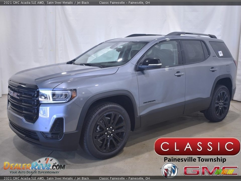 2021 GMC Acadia SLE AWD Satin Steel Metallic / Jet Black Photo #1