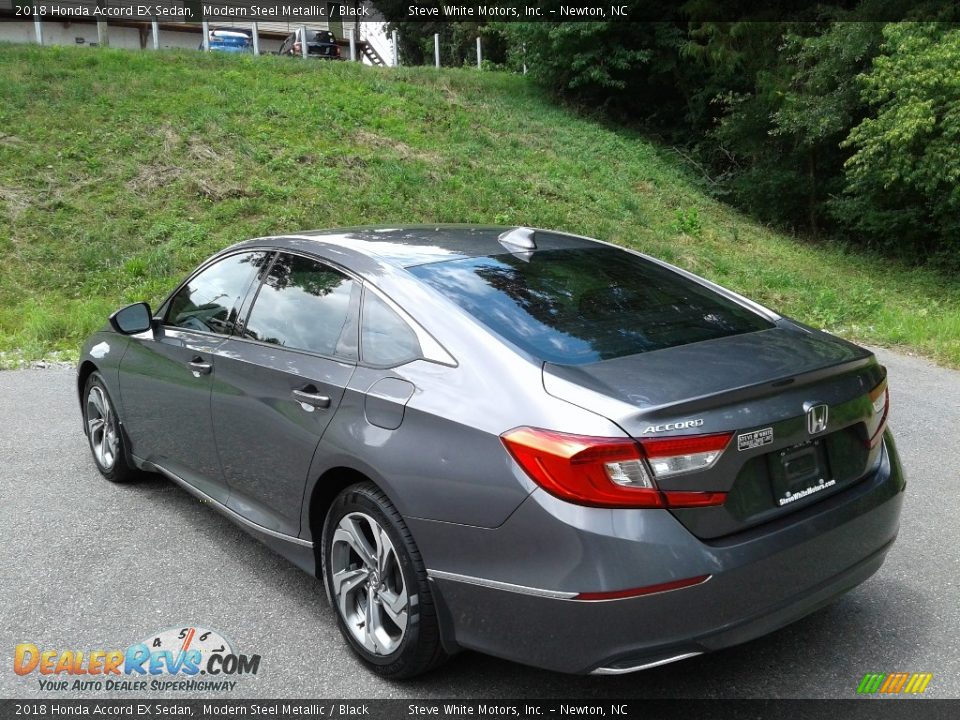 2018 Honda Accord EX Sedan Modern Steel Metallic / Black Photo #9