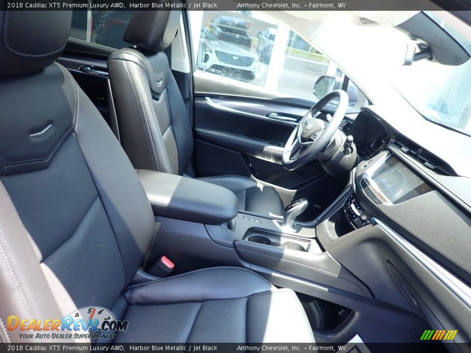 2018 Cadillac XT5 Premium Luxury AWD Harbor Blue Metallic / Jet Black Photo #9