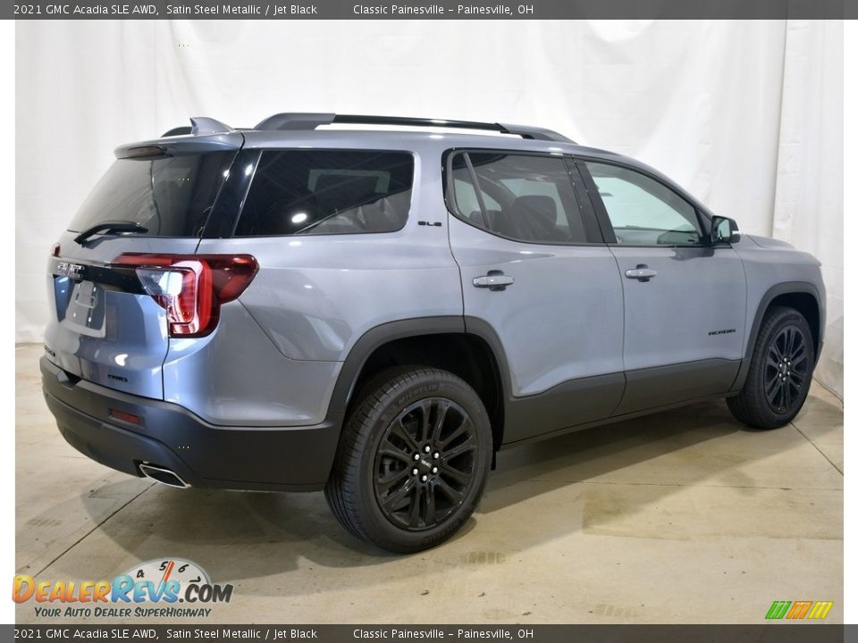 2021 GMC Acadia SLE AWD Satin Steel Metallic / Jet Black Photo #2