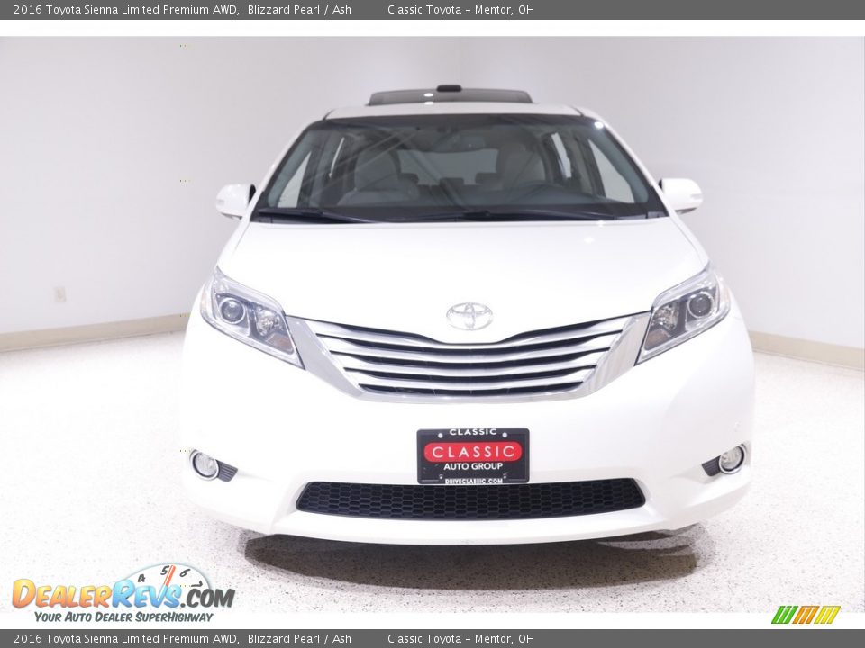 2016 Toyota Sienna Limited Premium AWD Blizzard Pearl / Ash Photo #2