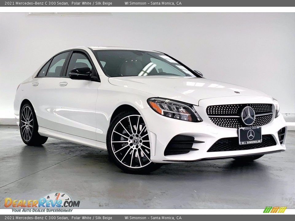 2021 Mercedes-Benz C 300 Sedan Polar White / Silk Beige Photo #12