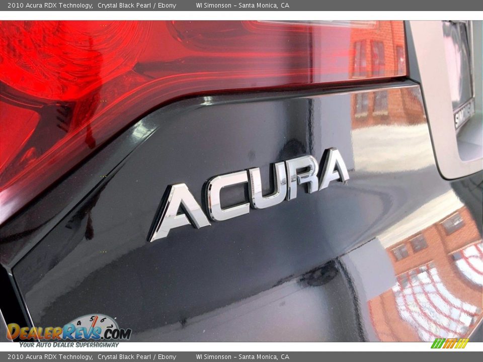 2010 Acura RDX Technology Crystal Black Pearl / Ebony Photo #31
