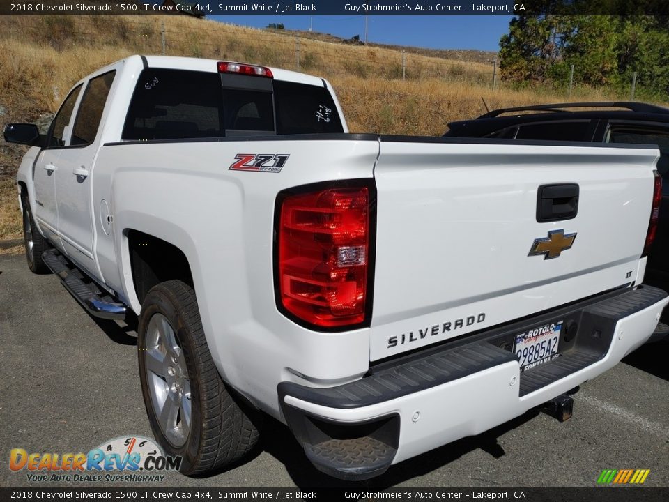 2018 Chevrolet Silverado 1500 LT Crew Cab 4x4 Summit White / Jet Black Photo #4