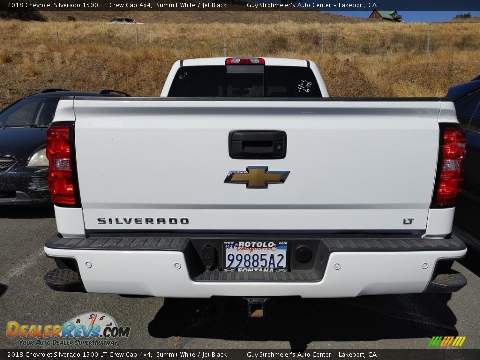 2018 Chevrolet Silverado 1500 LT Crew Cab 4x4 Summit White / Jet Black Photo #5