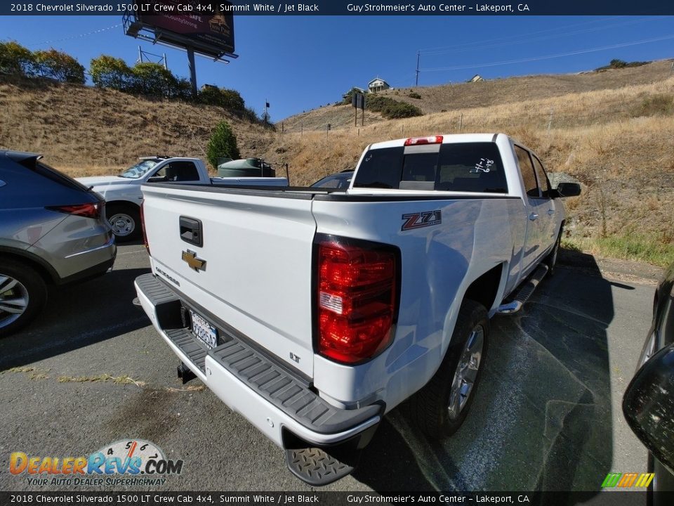 2018 Chevrolet Silverado 1500 LT Crew Cab 4x4 Summit White / Jet Black Photo #6