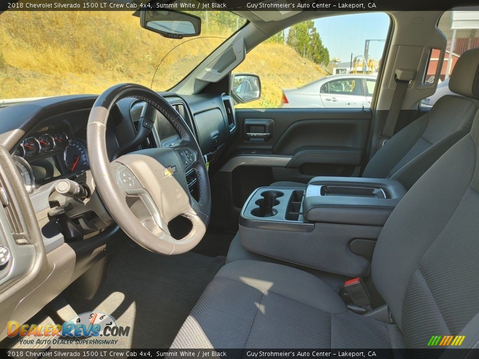 2018 Chevrolet Silverado 1500 LT Crew Cab 4x4 Summit White / Jet Black Photo #7