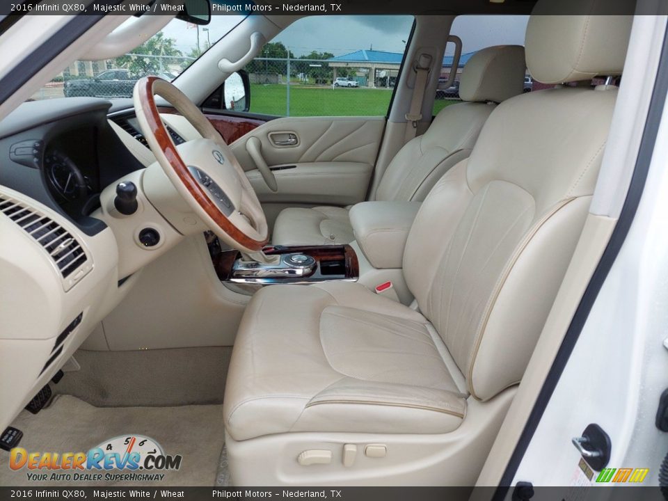 Wheat Interior - 2016 Infiniti QX80  Photo #10