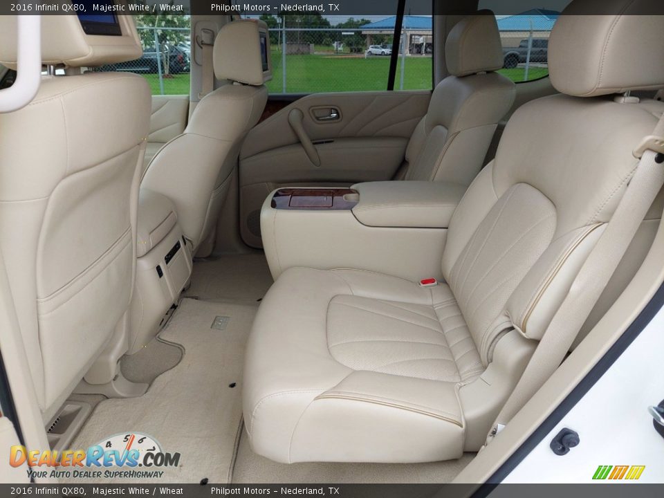 Rear Seat of 2016 Infiniti QX80  Photo #12